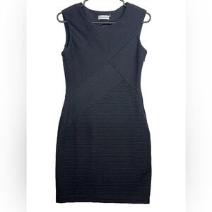 Calvin Klein Elegant Black Sleeveless Dress